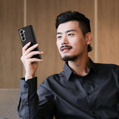 Etui Dux Ducis Brill na Samsung Galaxy Z Fold7 z zamknięciem magnetycznym - czarne_3