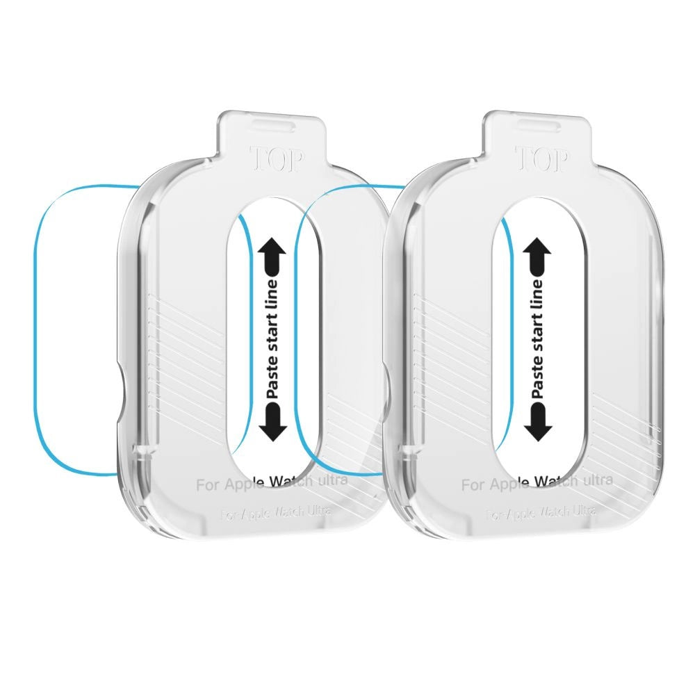 Tech-Protect Easy Set+ Tempered Glass 2-pack for Apple Watch Ultra 1/2 49mm - Clear_2
