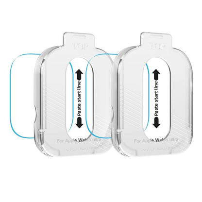 Tech-Protect Easy Set+ Tempered Glass 2-pack for Apple Watch Ultra 1/2 49mm - Clear_2