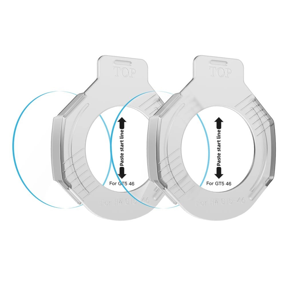 Tech-Protect Easy Set+ 2-pack tempered glass for Huawei Watch GT 5 46 mm - transparent_2