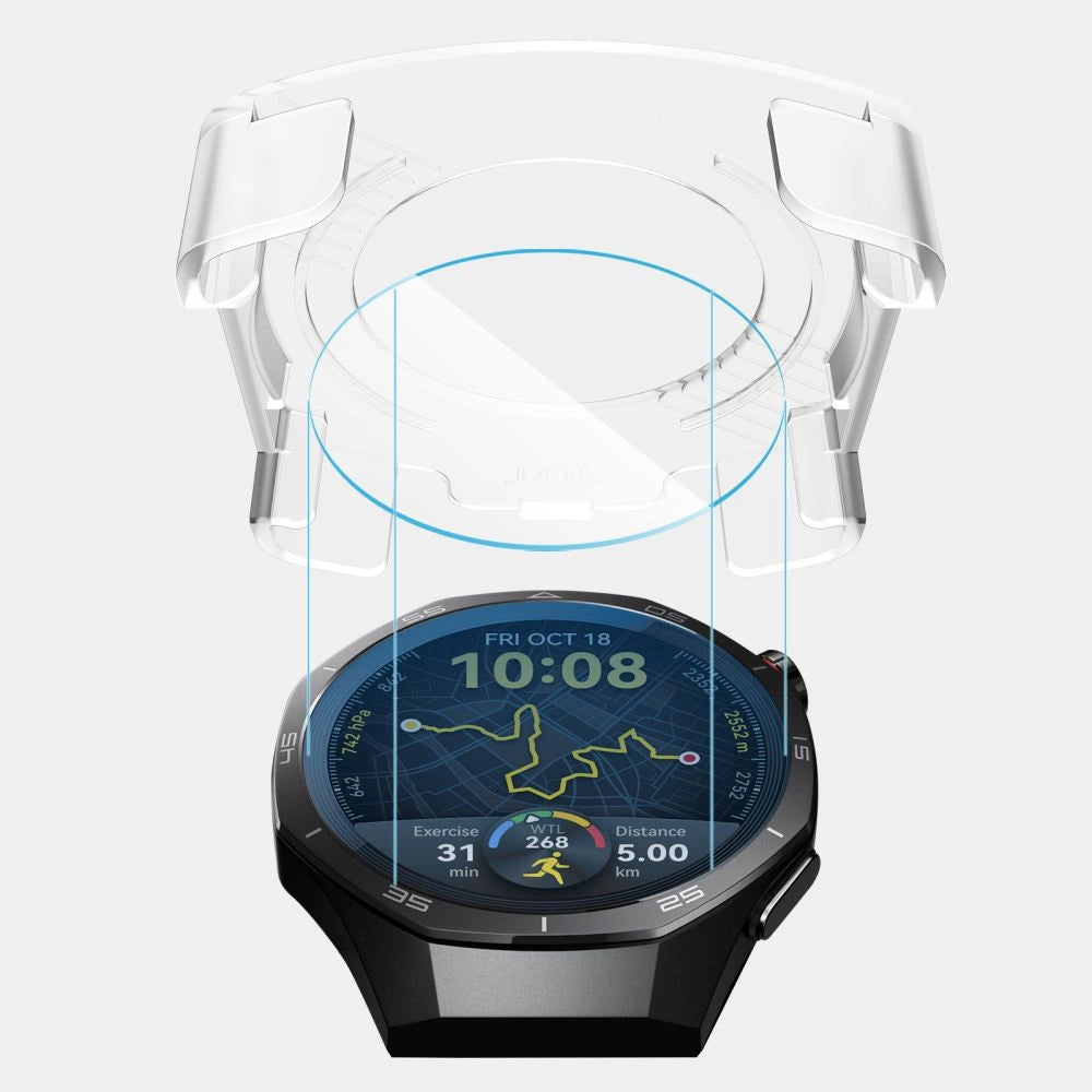 Tech-Protect Easy Set+ 2-pack tempered glass for Huawei Watch GT 5 Pro 46 mm - transparent_3