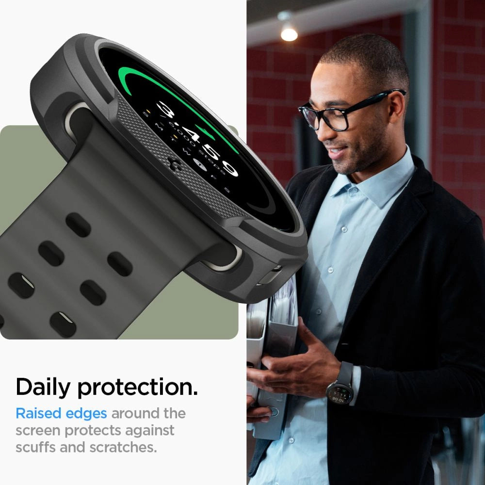 Spigen Liquid Air Case for Samsung Galaxy Watch 8 40mm - Matte Black_9