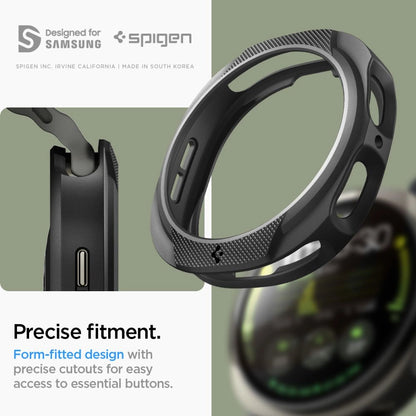 Spigen Liquid Air Case for Samsung Galaxy Watch 8 40mm - Matte Black_12