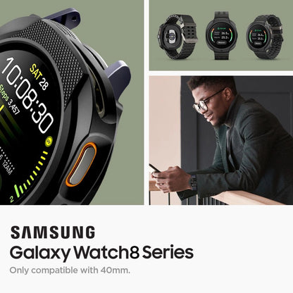 Spigen Liquid Air Case for Samsung Galaxy Watch 8 40mm - Matte Black_7