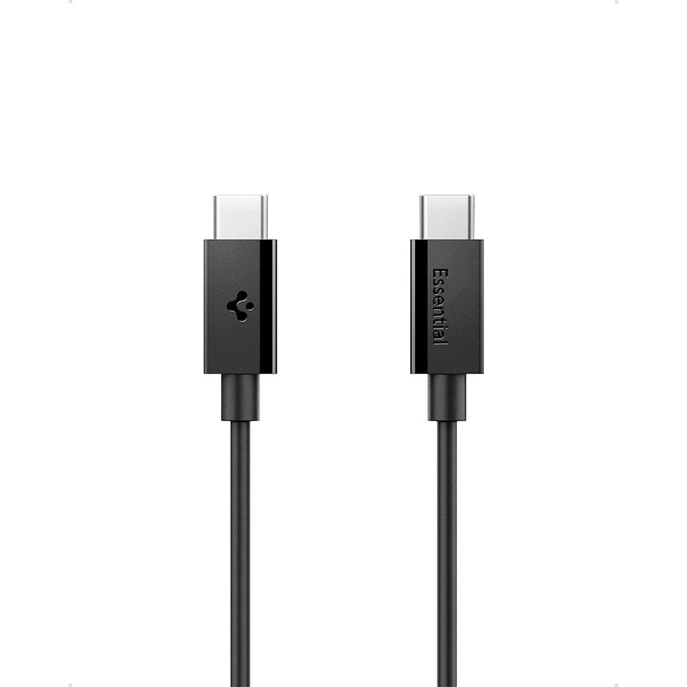 Spigen EB6020CC 60W Cable + USB-C / USB-C Cable 200 cm - Black_0
