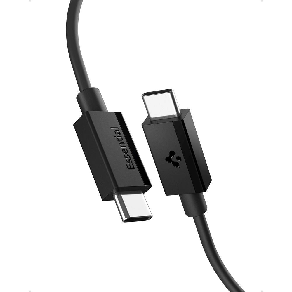 Spigen EB6020CC 60W Cable + USB-C / USB-C Cable 200 cm - Black_1