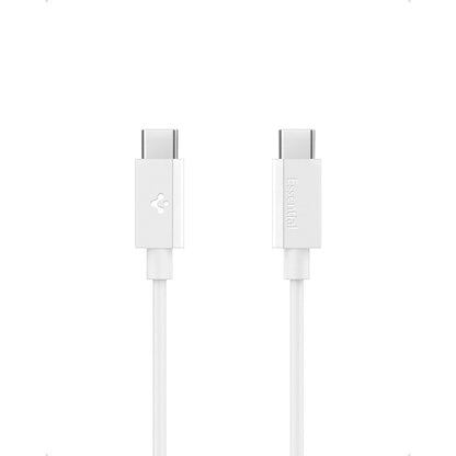 Spigen EB6020CC 60W Cable + USB-C / USB-C Cable 200 cm - White_0