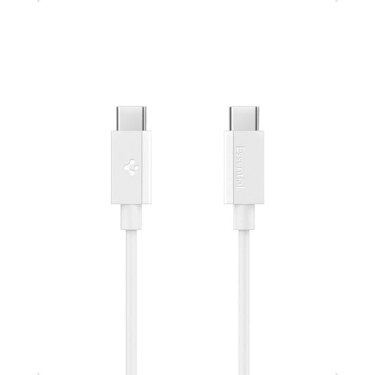Spigen EB6020CC 60W Cable + USB-C / USB-C Cable 200 cm - White_0