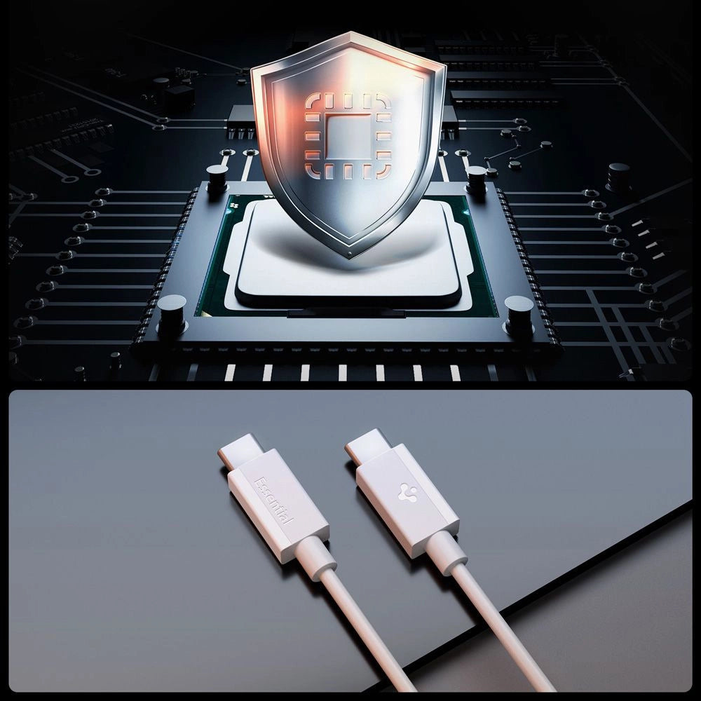 Spigen EB6010CC USB-C Cable 60W 100 cm - White_4