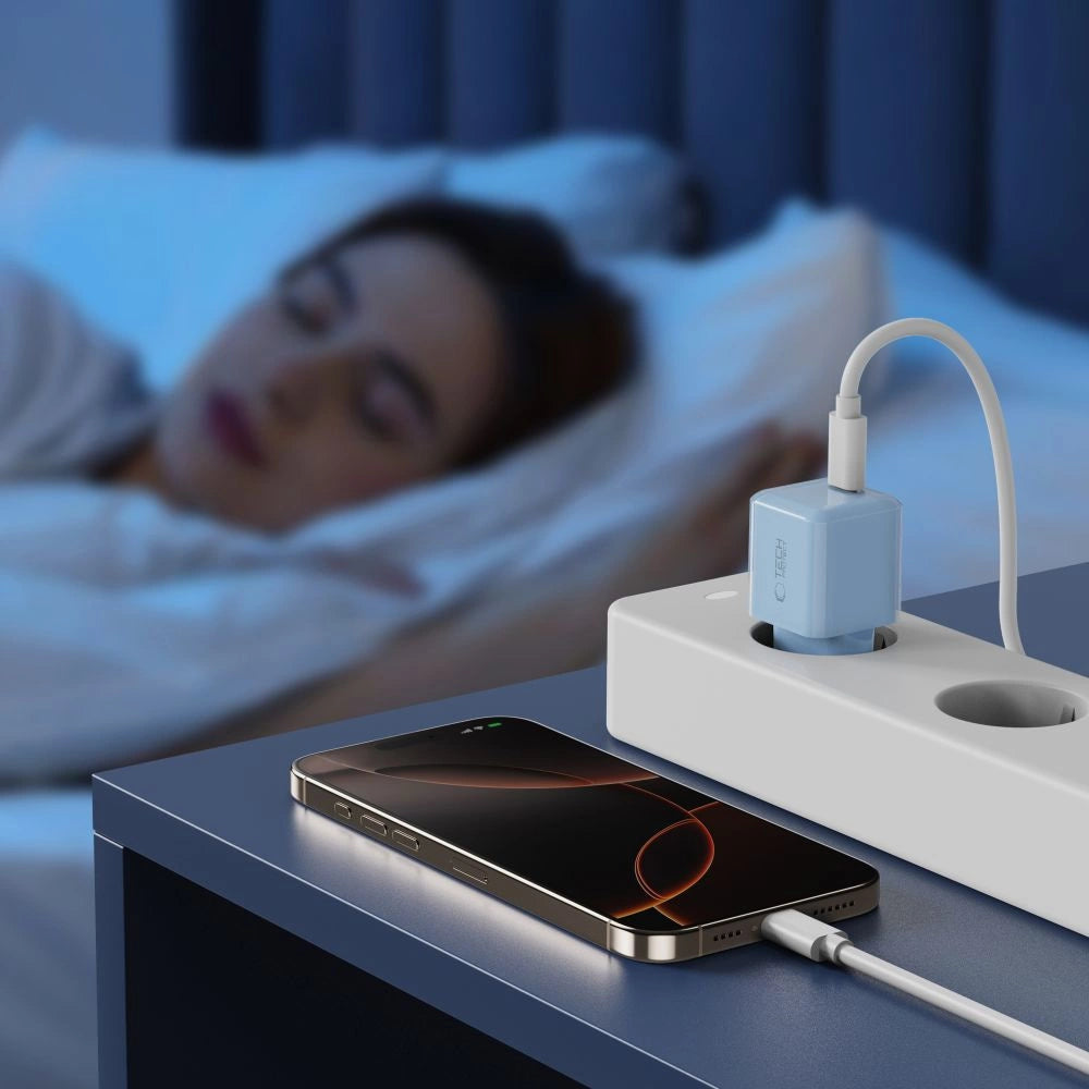 Tech-Protect NCM25 USB-C PD 25W Wall Charger - Blue_5