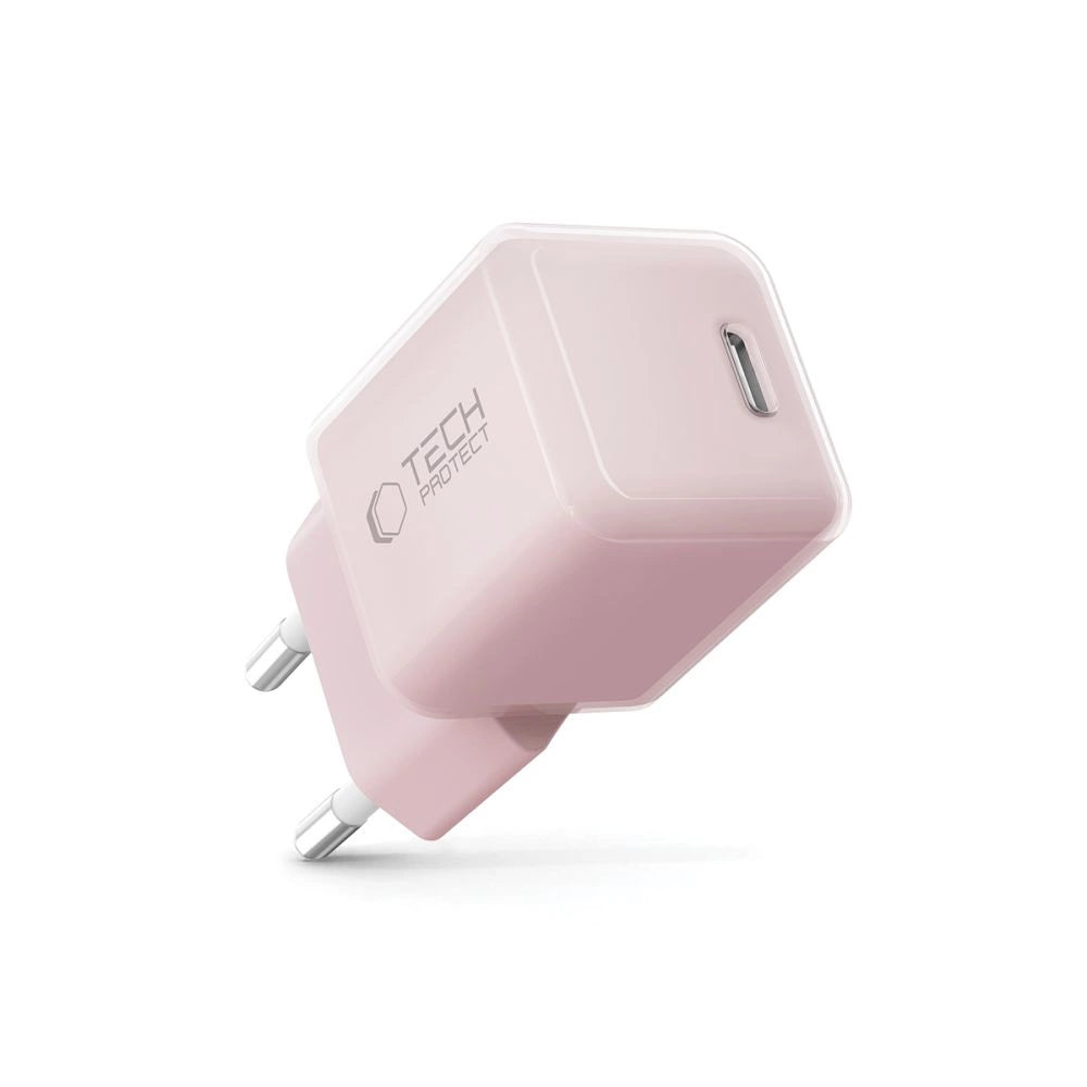 Tech-Protect NCM25 USB-C PD 25W Wall Charger - Pink_1