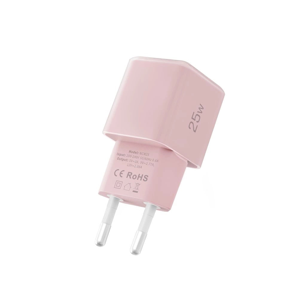 Tech-Protect NCM25 USB-C PD 25W Wall Charger - Pink_3