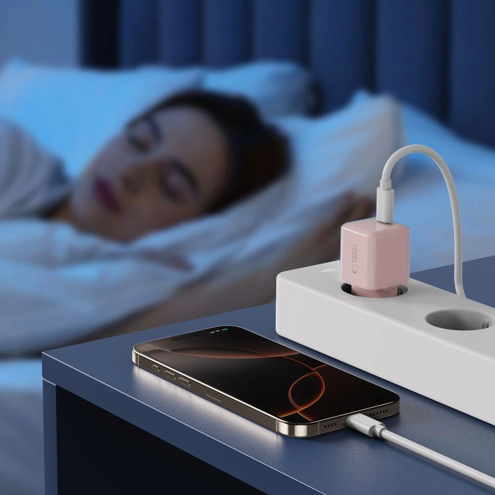 Tech-Protect NCM25 USB-C PD 25W Wall Charger - Pink_5