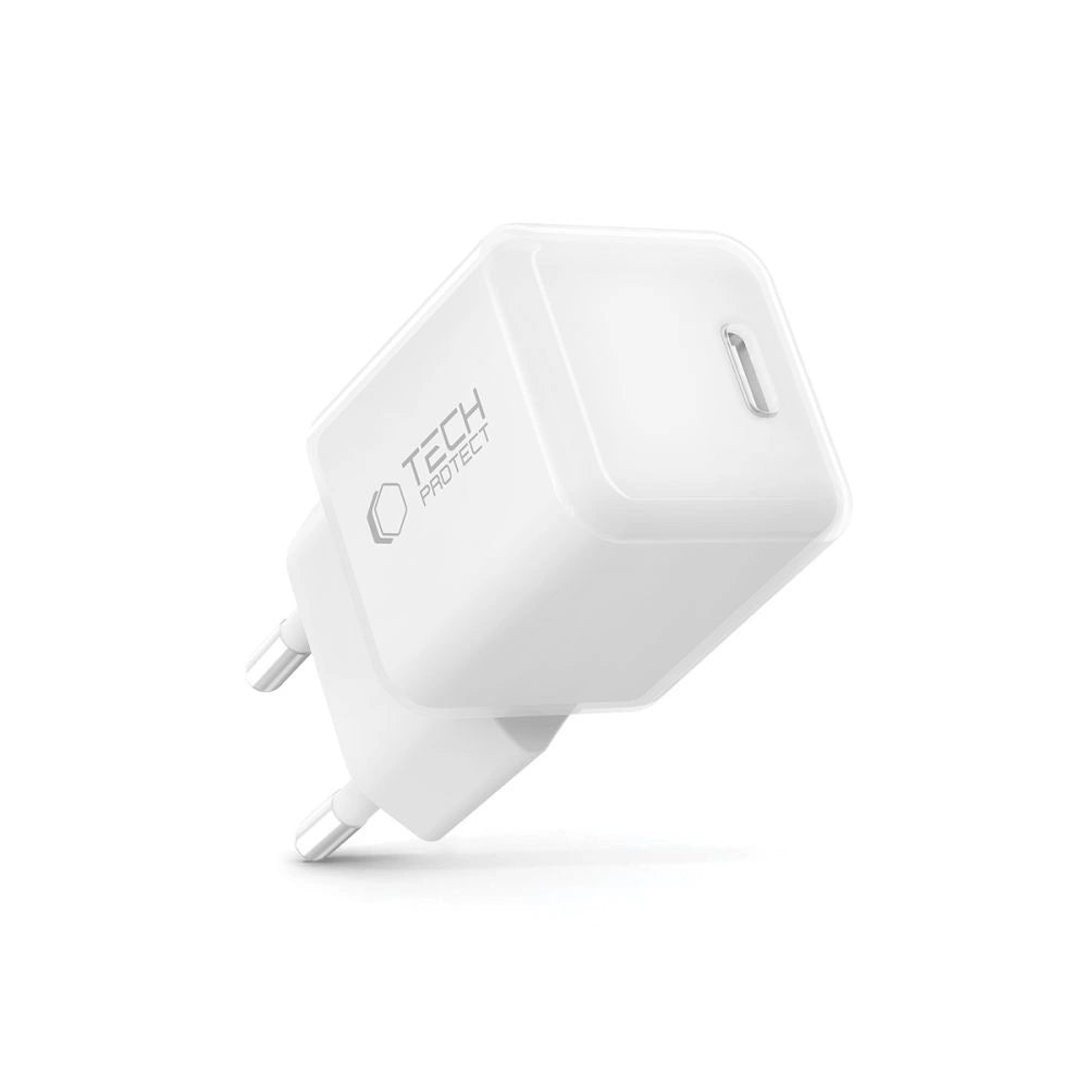 Tech-Protect NCM25 USB-C PD 25W Wall Charger - White_1