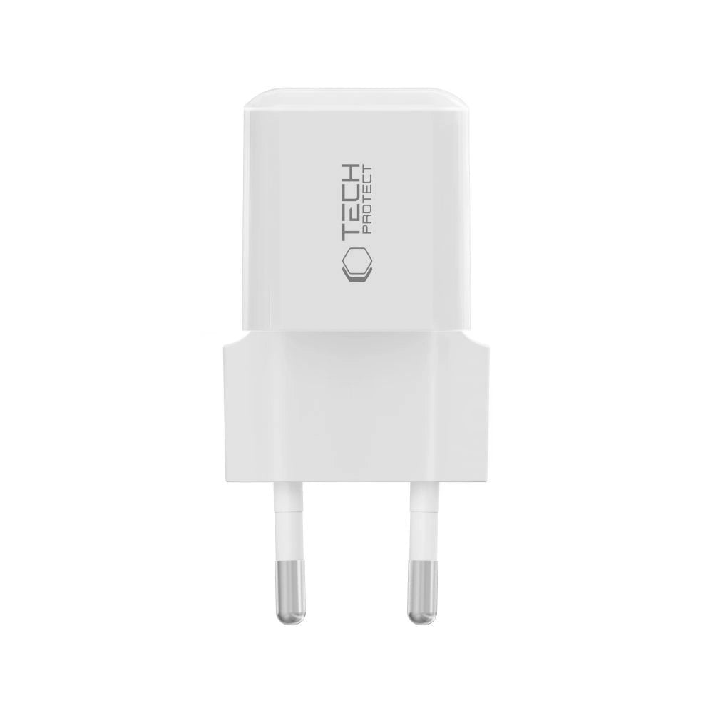 Tech-Protect NCM25 USB-C PD 25W Wall Charger - White_2