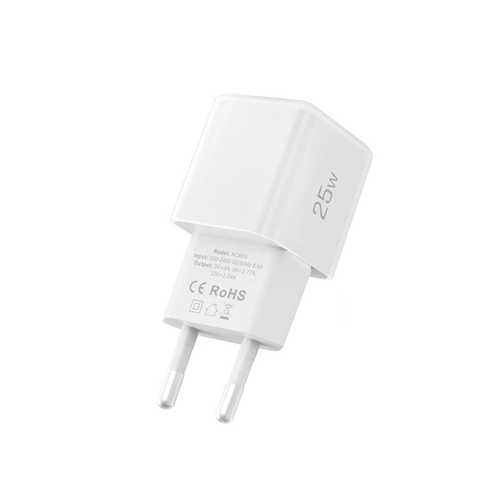 Tech-Protect NCM25 USB-C PD 25W Wall Charger - White_3