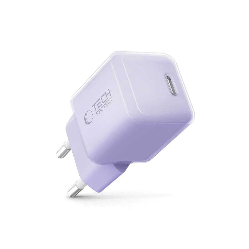 Tech-Protect NCM25 USB-C PD 25W Wall Charger - Purple_1