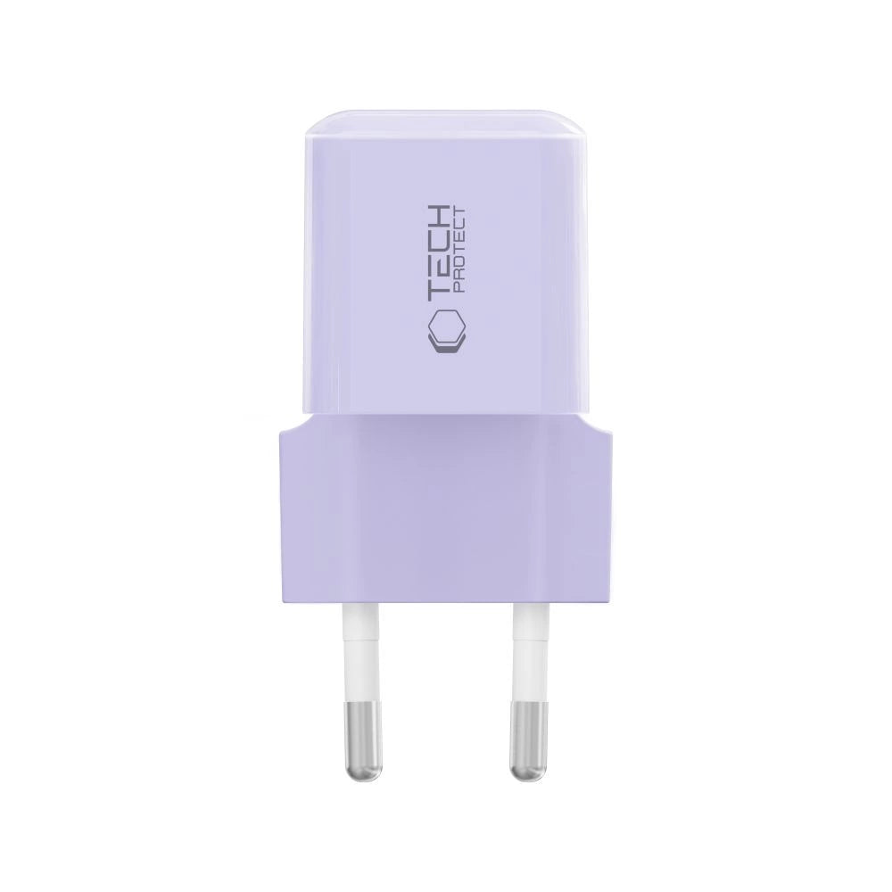 Tech-Protect NCM25 USB-C PD 25W Wall Charger - Purple_2
