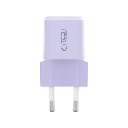 Tech-Protect NCM25 USB-C PD 25W Wall Charger - Purple_2