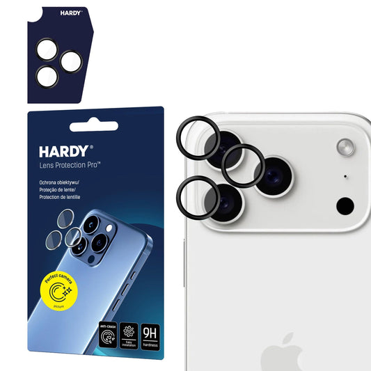 3mk HARDY Lens Protection Pro lens glass for iPhone 17 Pro / 17 Pro Max - black_0