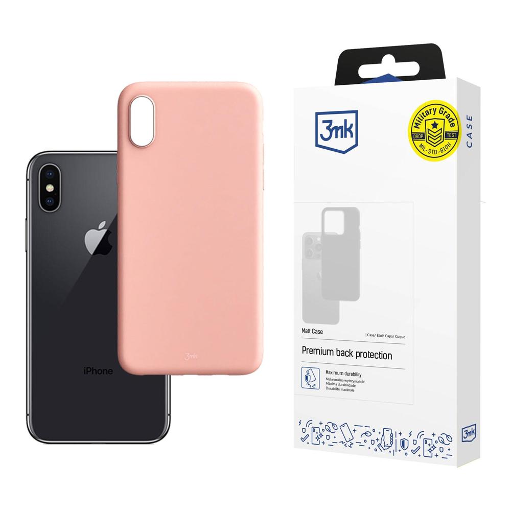 3mk Matt Case for Apple iPhone Xs Max - Matte Pink_0