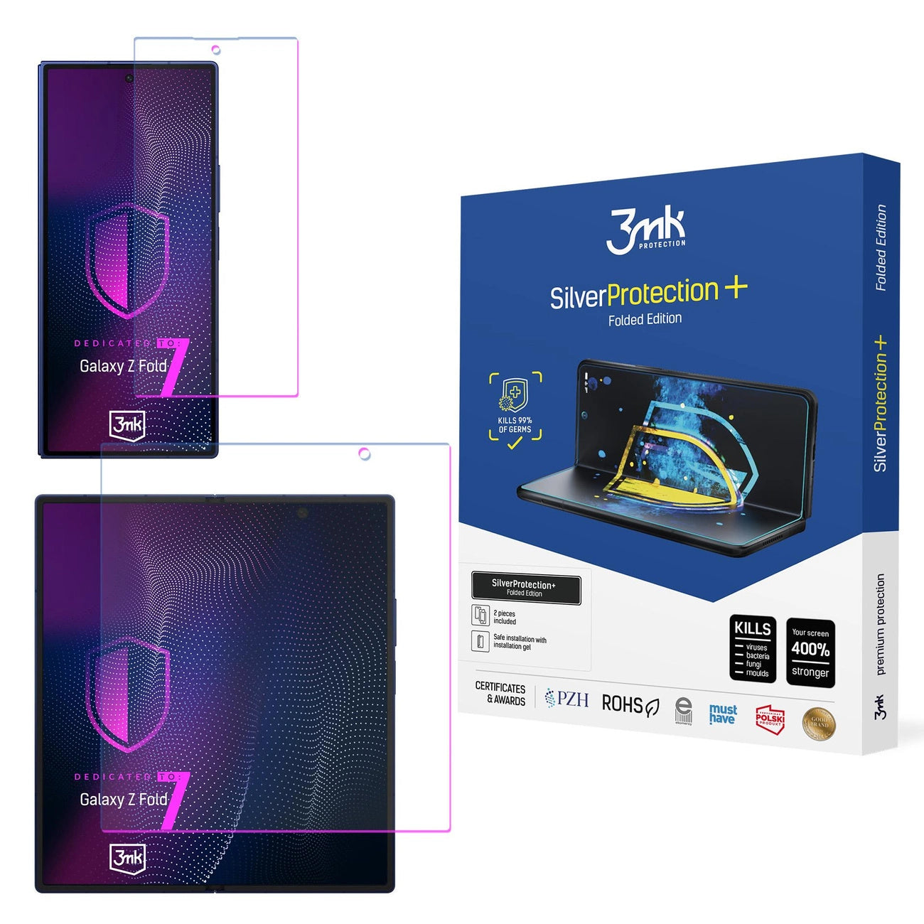 3mk SilverProtection+ Folded Edition protective film for Samsung Galaxy Z Fold 7_0
