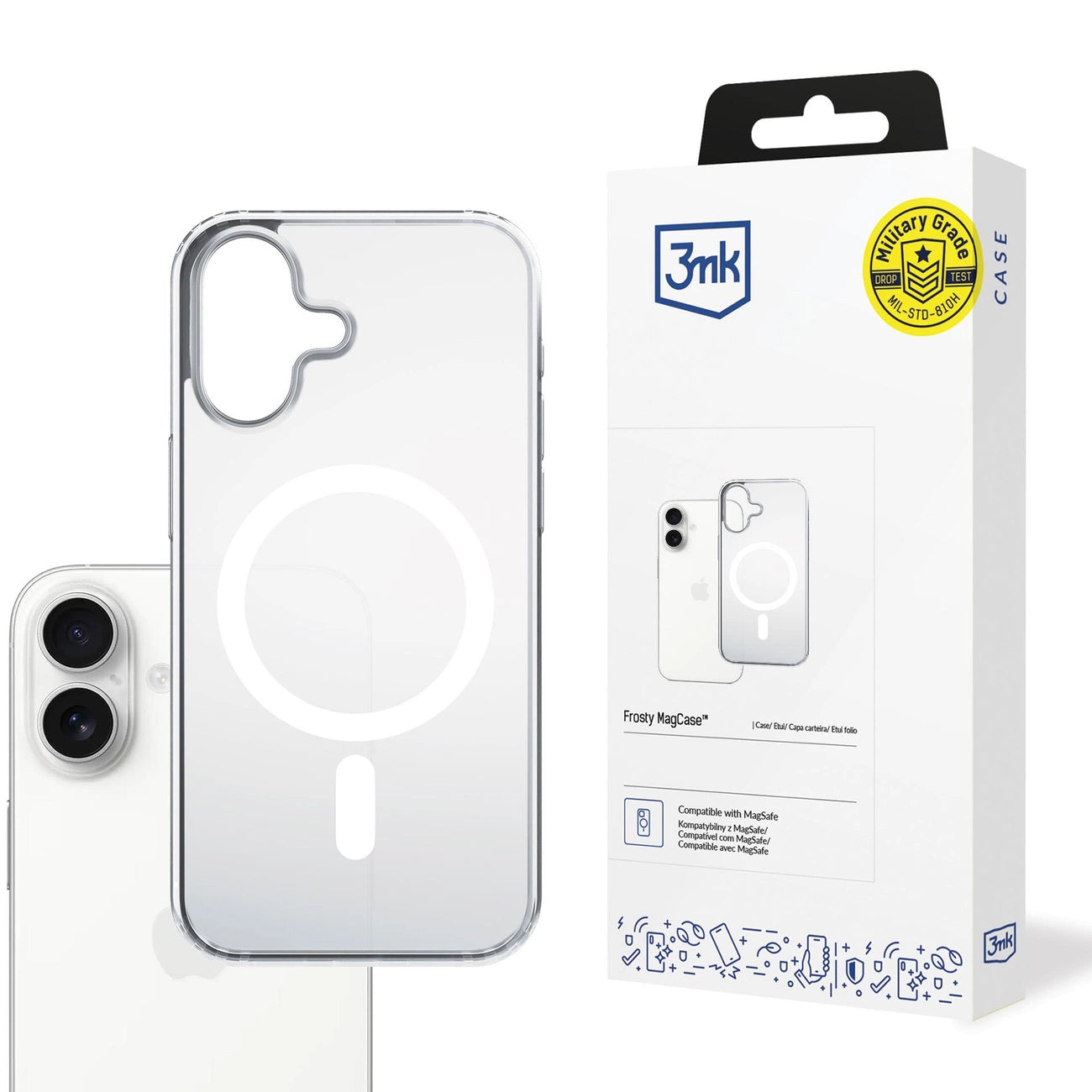 3mk Frosty MagCase for iPhone 17 - white_0