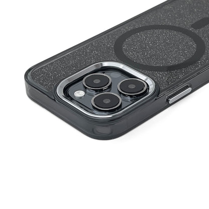 Glitter Case MagSafe Compatible for iPhone 17 Pro Max - Black_1