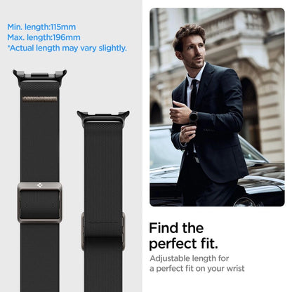 Spigen Fit Lite Strap for Samsung Galaxy Watch 40/44/46 mm - Black_10