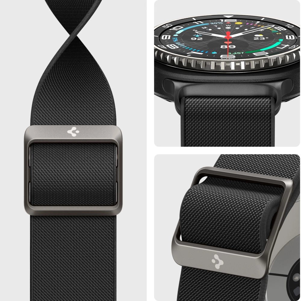 Spigen Fit Lite Strap for Samsung Galaxy Watch 40/44/46 mm - Black_7