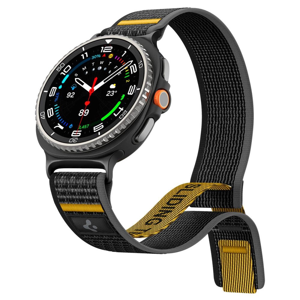 Spigen Athlex Air Strap for Samsung Galaxy Watch 40/44/46mm - Black and Yellow_9