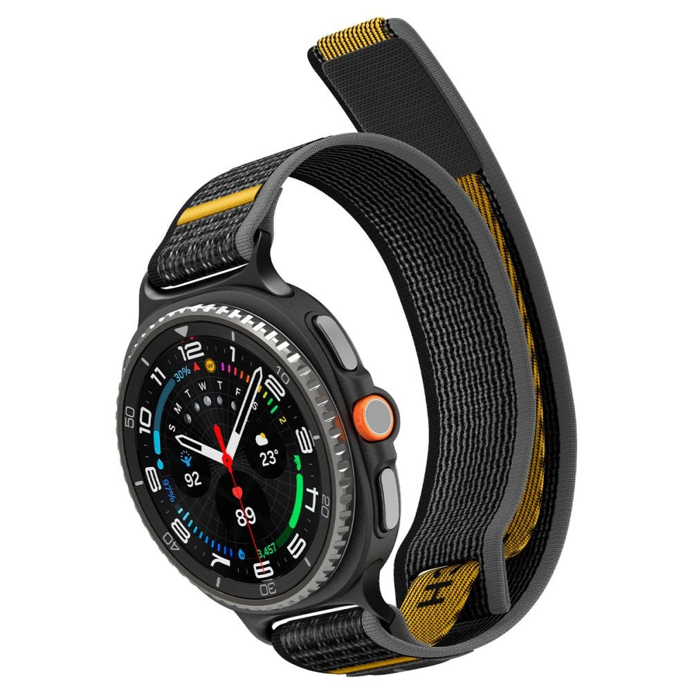 Spigen Athlex Air Strap for Samsung Galaxy Watch 40/44/46mm - Black and Yellow_10