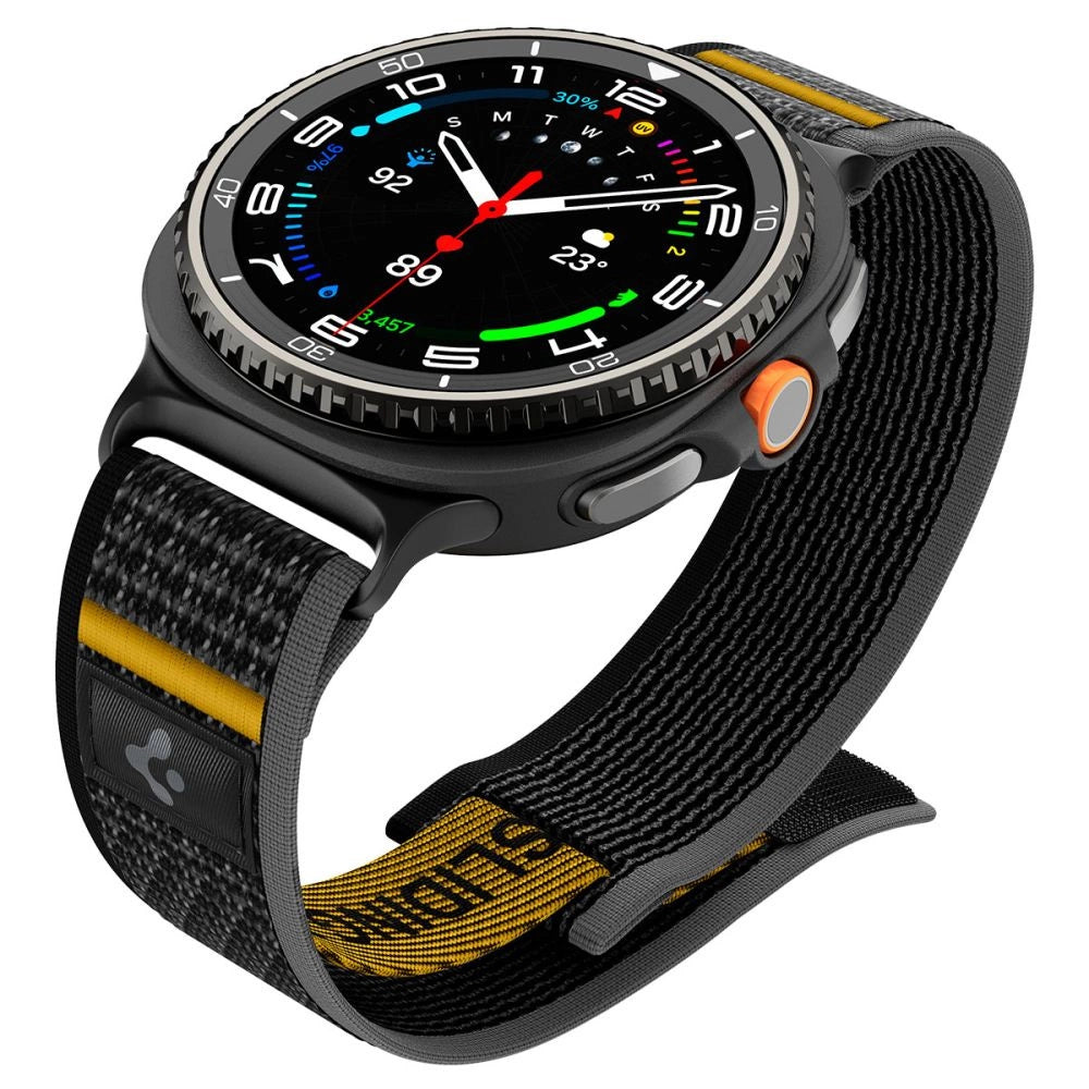 Spigen Athlex Air Strap for Samsung Galaxy Watch 40/44/46mm - Black and Yellow_8