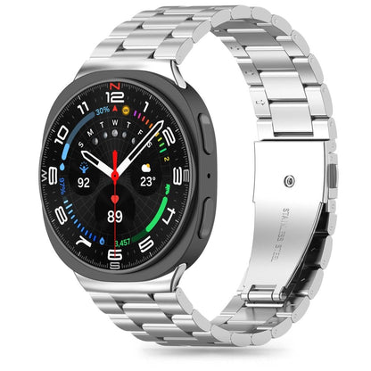 Tech-Protect Stainless Steel Strap for Samsung Galaxy Watch 40/44/46 mm - Silver_0