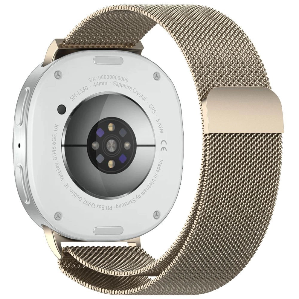 Tech-Protect Stainless Strap for Samsung Galaxy Watch 40 / 44 / 46 mm - Gold_1