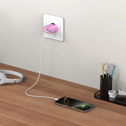 Tech-Protect NCA20 PD 20W QC3.0 USB-A / USB-C Wall Charger - Pink_5