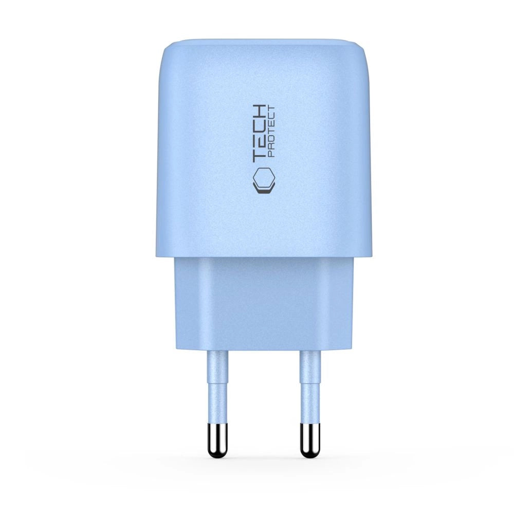 Tech-Protect NCA30 PD 30W QC3.0 USB-A / USB-C Wall Charger - Blue_2