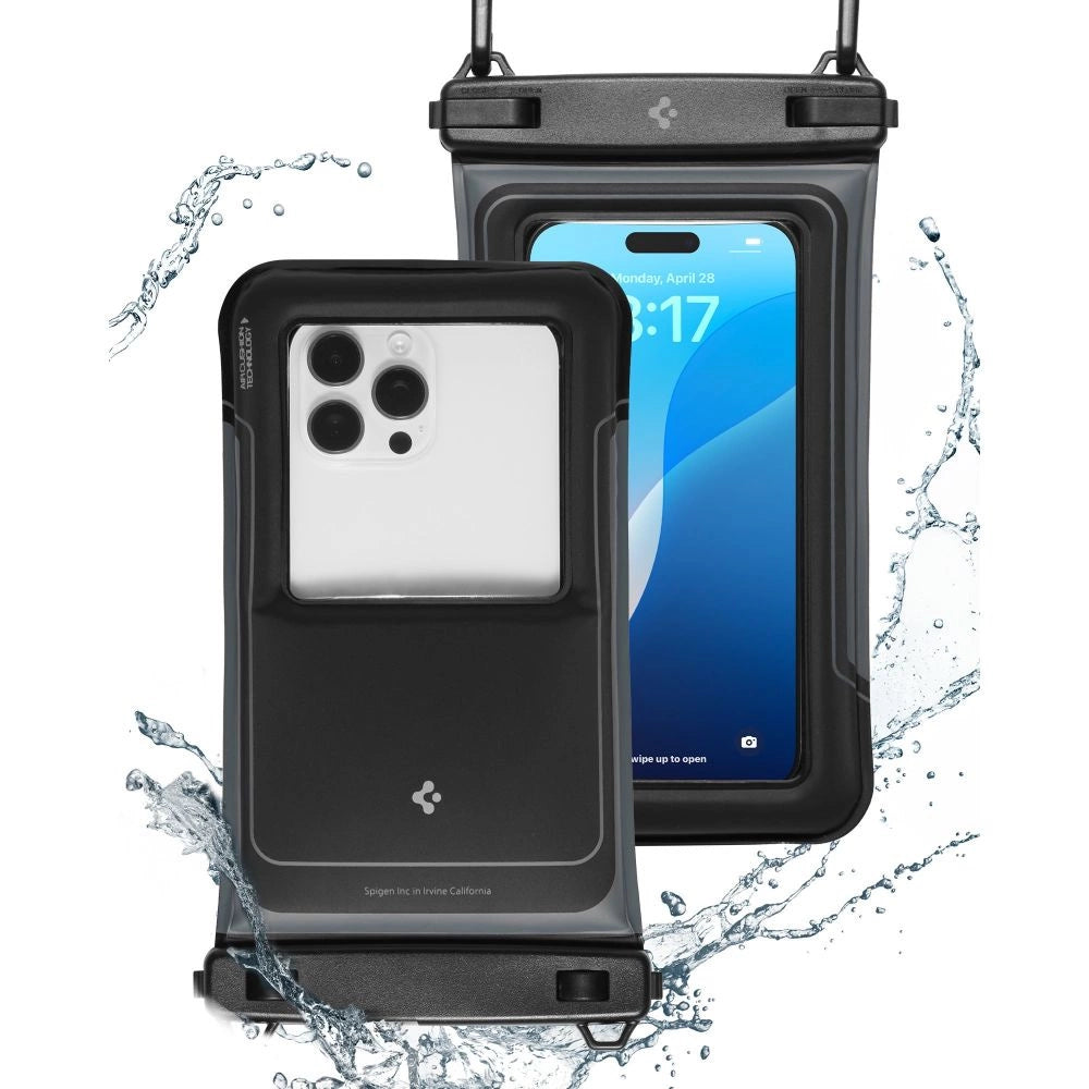 Spigen A611P 2-pack waterproof case - matte black_1