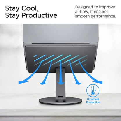 Spigen LD204H Stand + Hub 6-in-1 - Gray_7