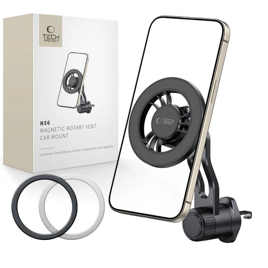 Tech-Protect N56 MagSafe Car Air Vent Mount - Black_0
