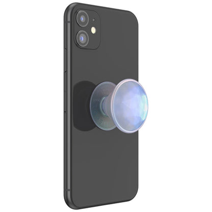 Popsockets Luxe Iridescent Dichroic Phone Holder and Stand - White_4