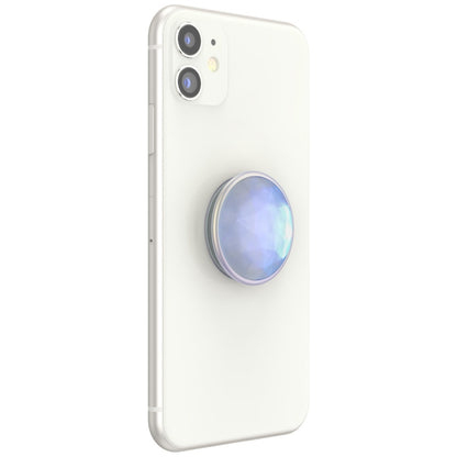 Popsockets Luxe Iridescent Dichroic Phone Holder and Stand - White_5