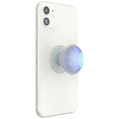 Popsockets Luxe Iridescent Dichroic Phone Holder and Stand - White_6