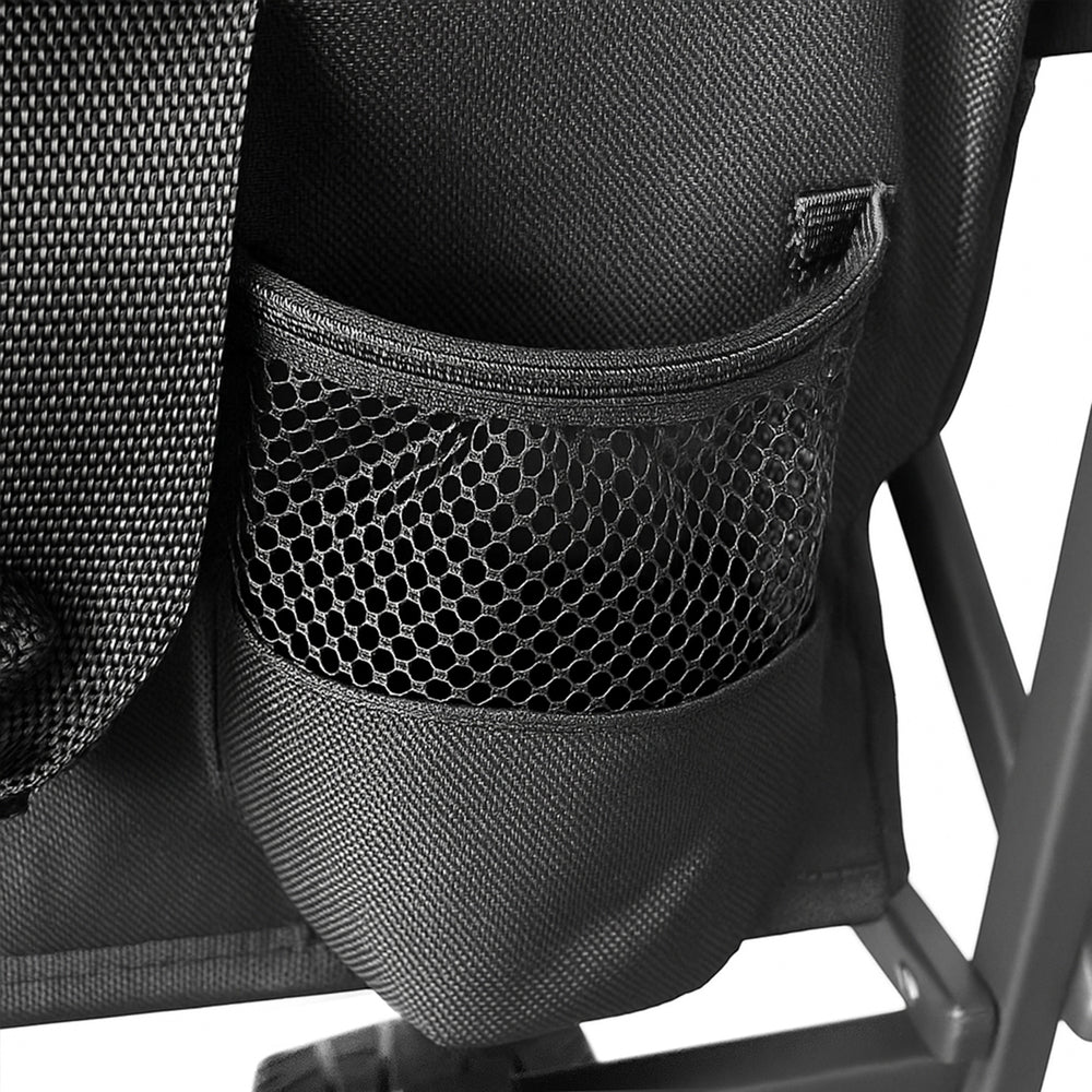 Wozinsky WZP-100 beach, tourist, garden trolley, durable, wide wheels, with safety net up to 100 kg - black_16