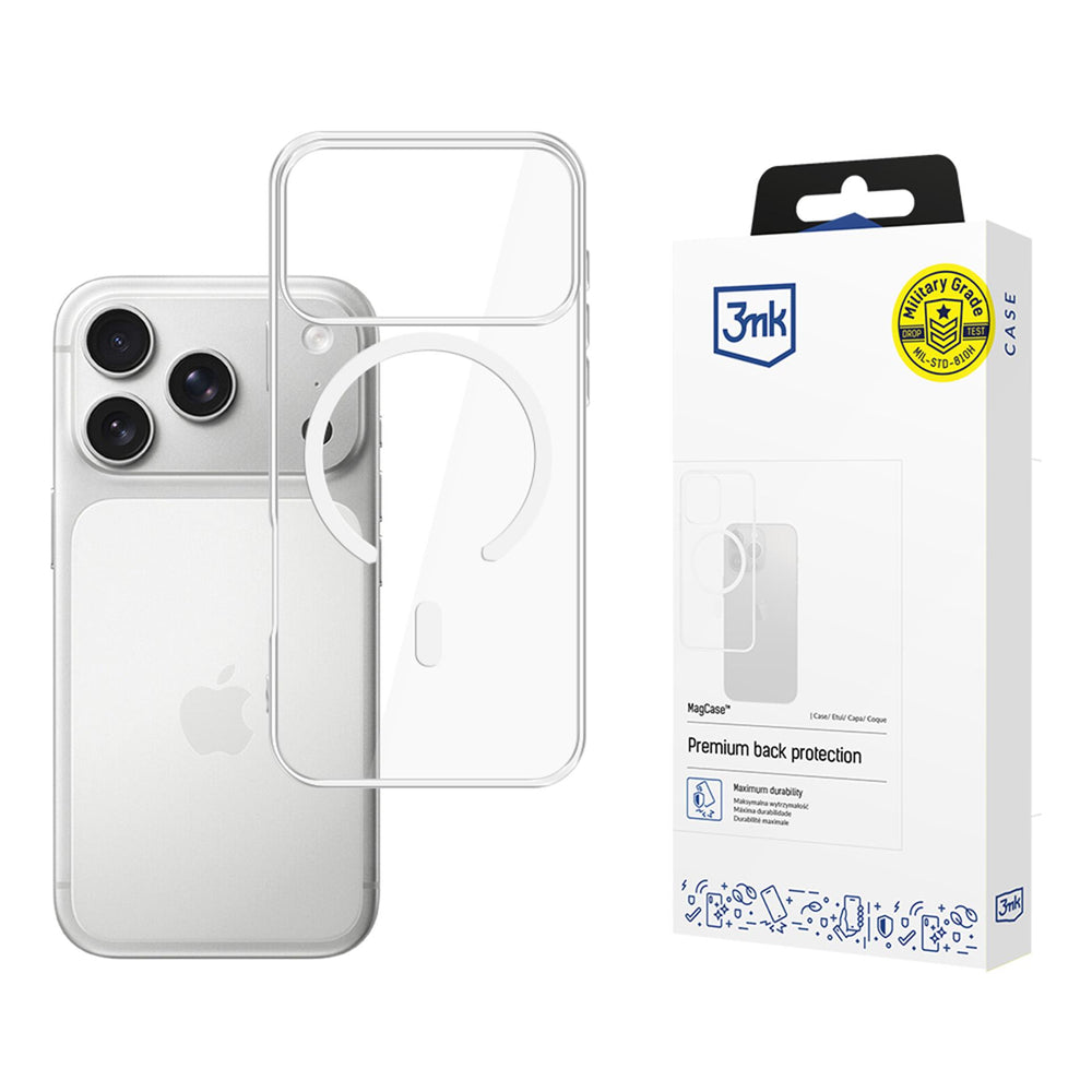 3mk MagCase for iPhone 17 Pro Max - Transparent_0