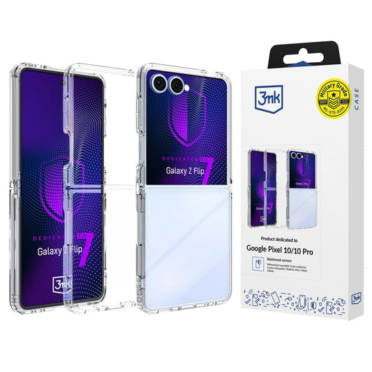 3mk Armor Case for Samsung Galaxy Z Flip 7 - Transparent_0
