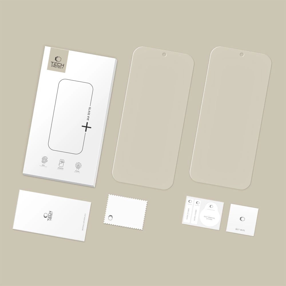 Tech-Protect Glass Fit+ 2-pack tempered glass for Google Pixel 9 Pro XL / 10 Pro XL - transparent_4