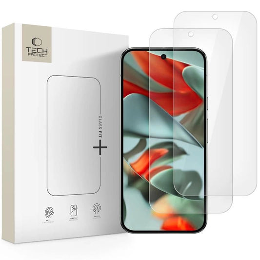 Tech-Protect Glass Fit+ 2-pack tempered glass for Google Pixel 9 / 9 Pro / 10 / 10 Pro - transparent_0