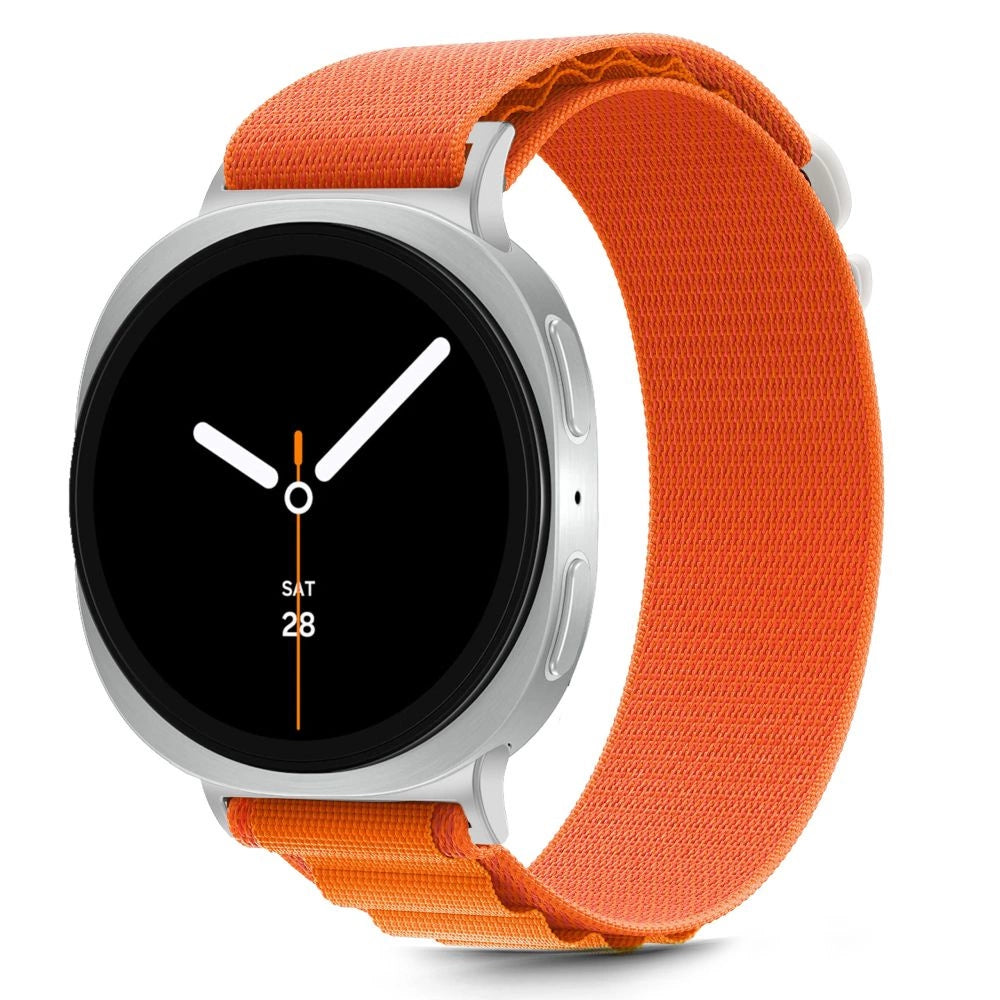 Tech-Protect Nylon Stripe Strap for Samsung Galaxy Watch 40/44/46 mm - Orange_1