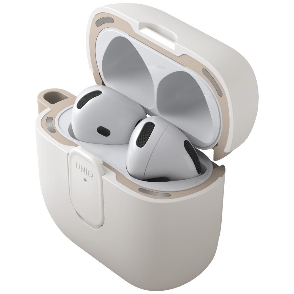 Uniq Clyde Lock Case for AirPods 4 - Beige_1